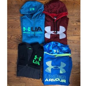 Lot of 4 Under Armour Sweatshirts